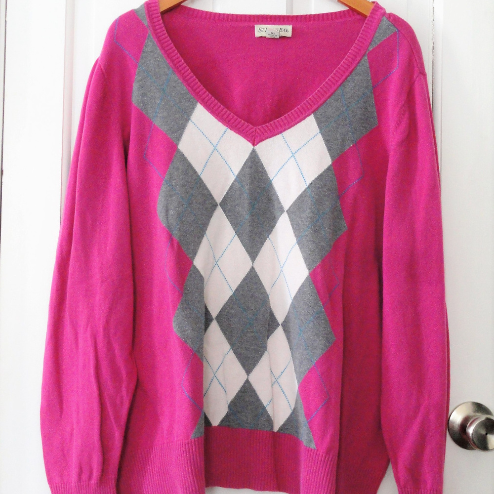 *~St. John's Bay Argyle Sweater~*